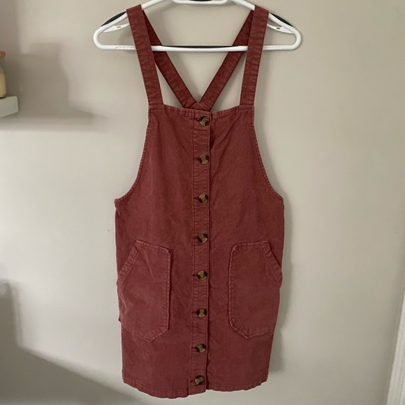 Corduroy Overall Dress - Picture 2 of 7